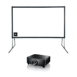 Beamer 8200 lumen inclusief projectiescherm 355 x 210cm